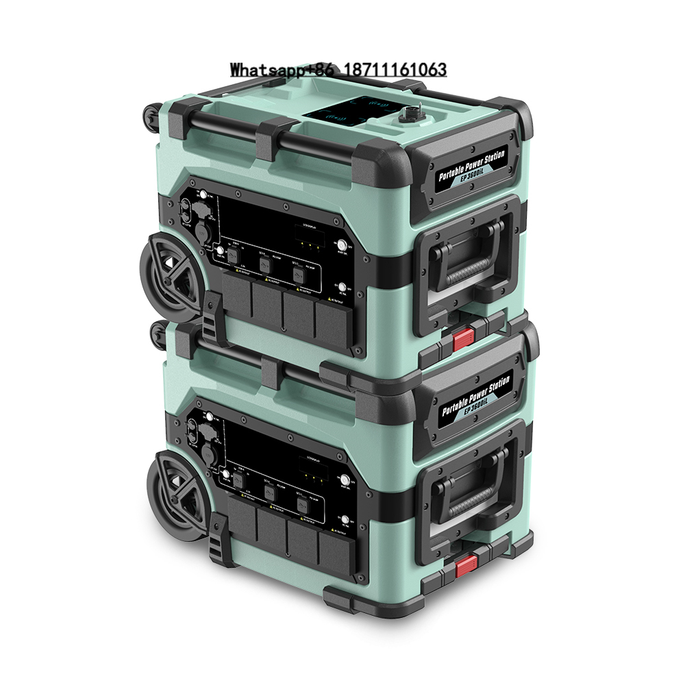 Portable Power Station - Sistem Pemantauan Cerdas Portabel 7680Wh, Stasiun