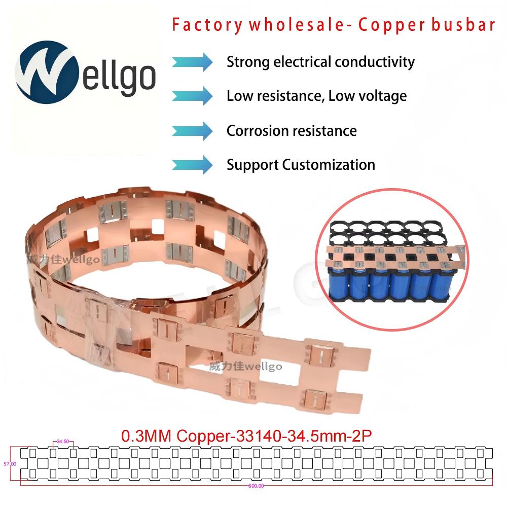Bus Bar Copper - WELLGO 1PCS Stok Tersedia Konektor Baterai