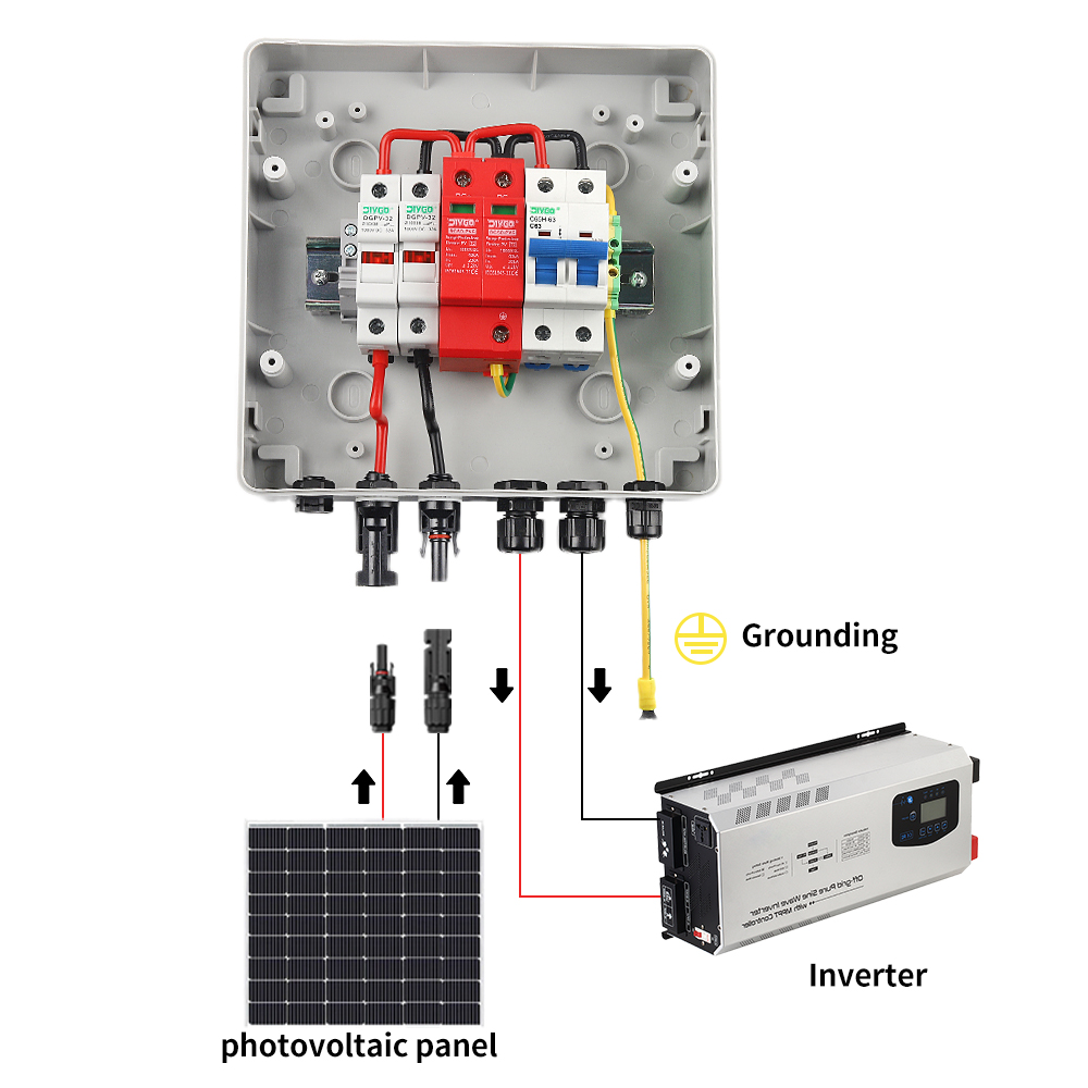 Kotak Kombiner PV DC 500V 1 In - Solar Combiner Box ulasan dan harga